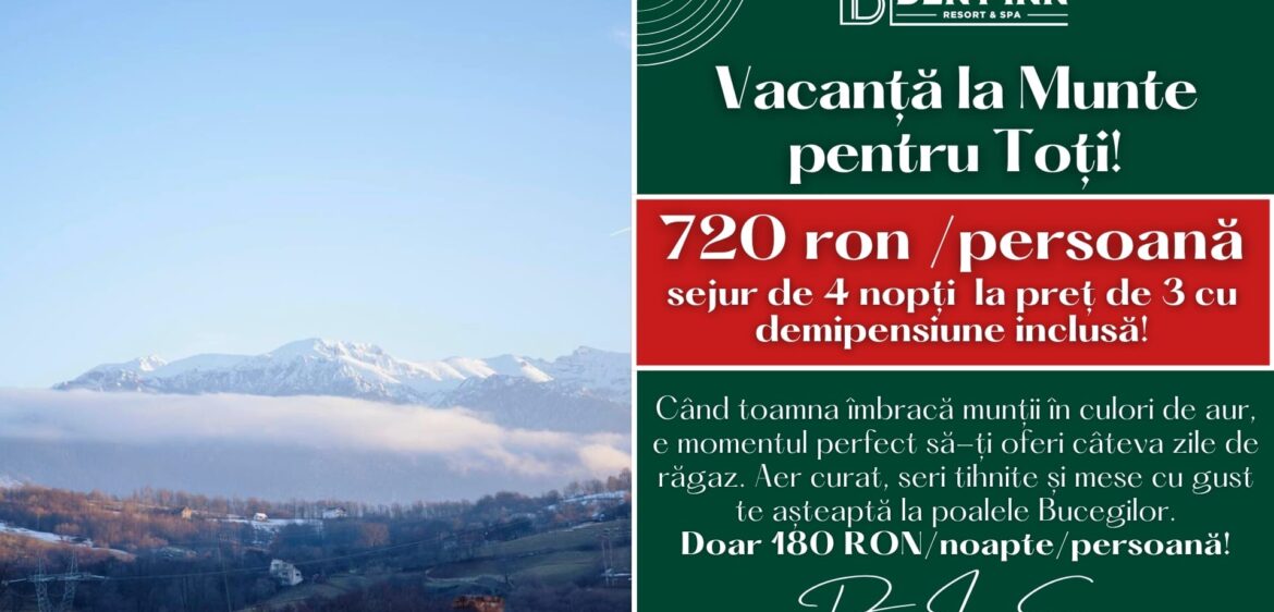 vacanta la munte pentru toti bran